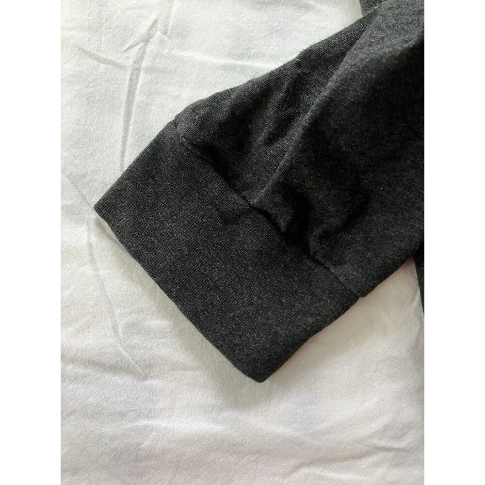Polo Ralph Lauren Men XXL Dark Charcoal Gray Cotton Knit Hoodie Light Pullover - Picture 8 of 8